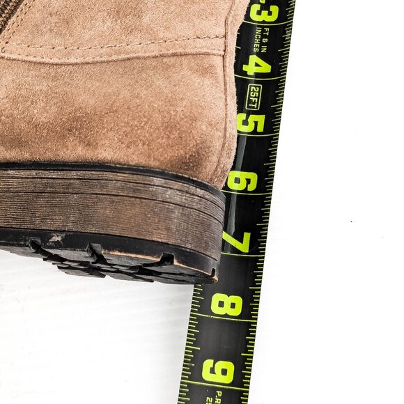 Naturalizer Women Tynner Brown Suede Zip Winter Strap Ankle Boots sz 7 - Picture 6 of 8